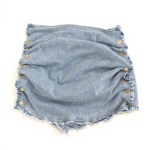 SHEIN Light Blue Denim Skirt